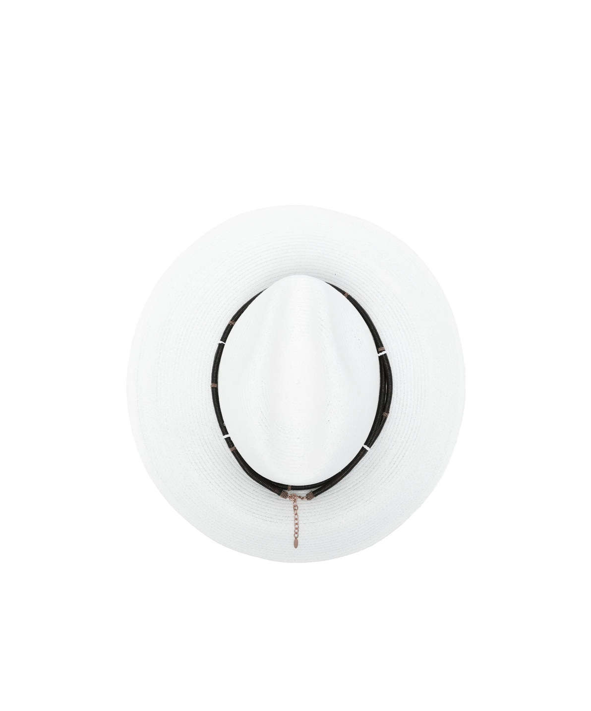 Brunello Cucinelli Leather Band-embellished Fedora In White