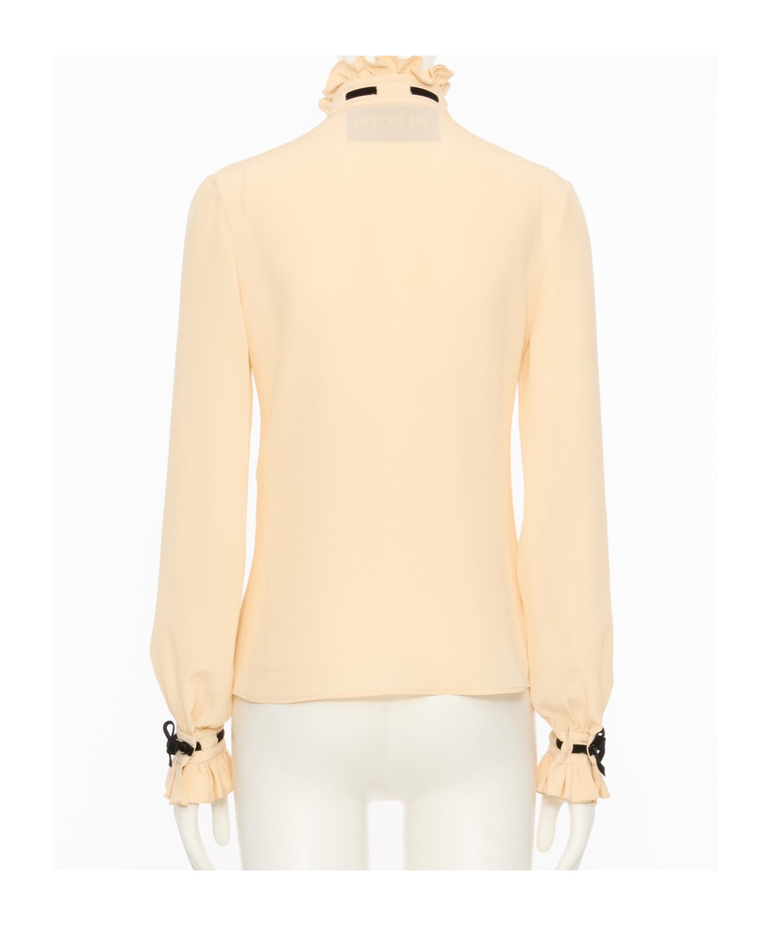 Valentino Ruffled Button-up Shirt In Pink