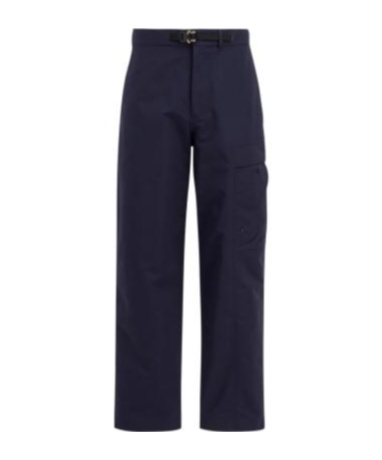 Dior Work Casual Pants In Blue