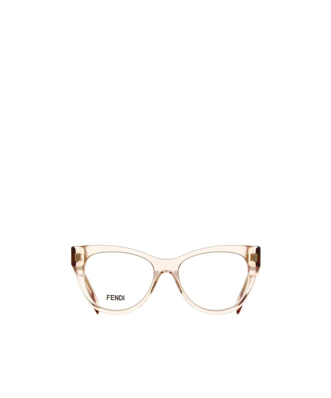 Fendi Eyewear Cat-eye Frame Glasses In White