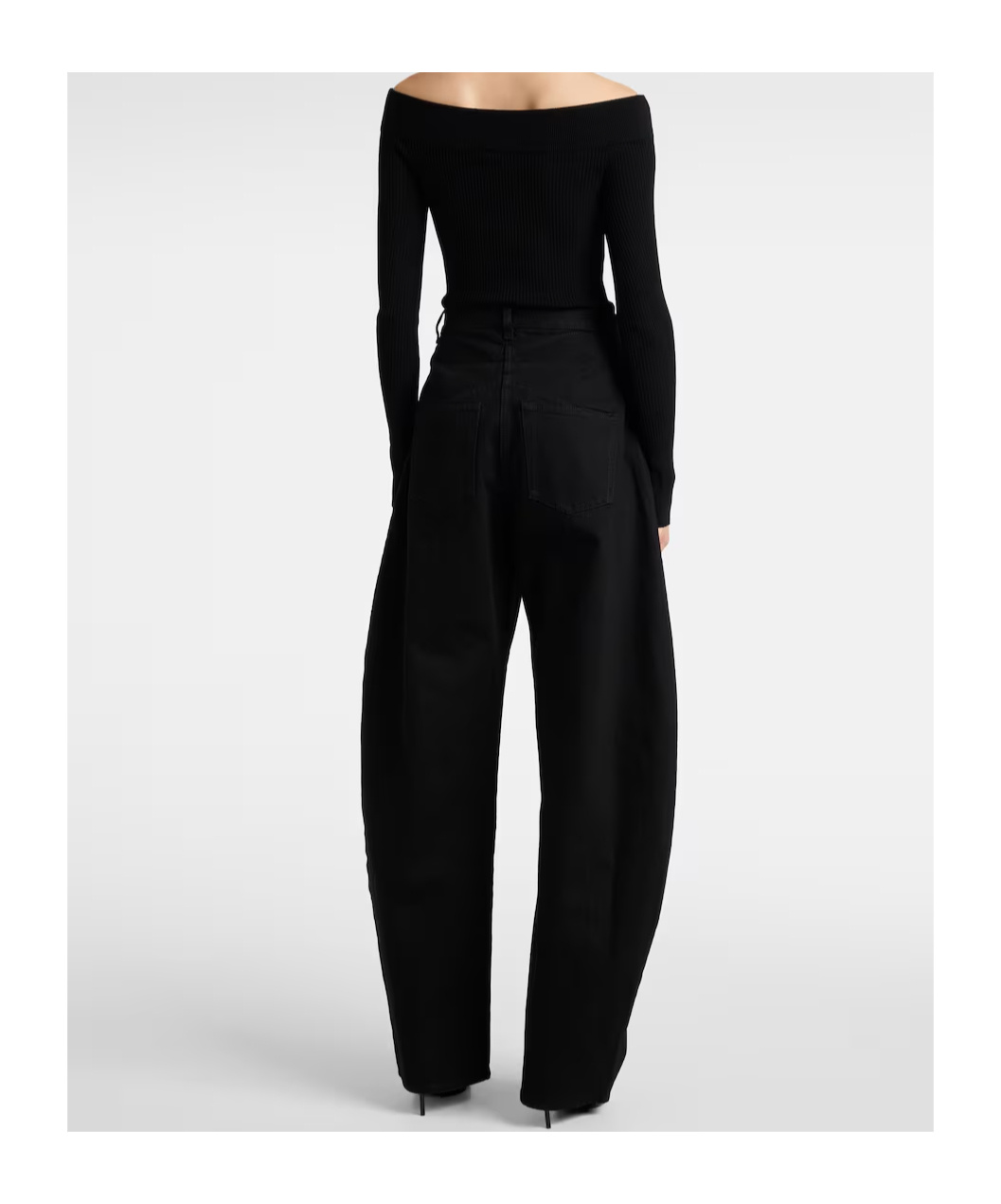 Alaïa Barrel-leg Jeans In Multi