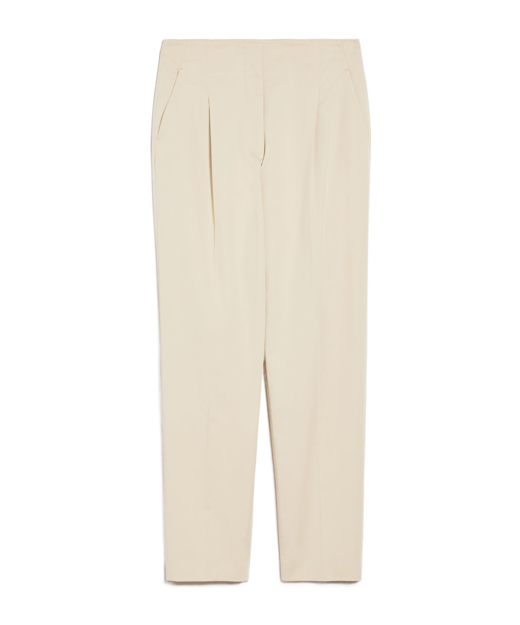 Max Mara Fold Design Casual Pants In Nude