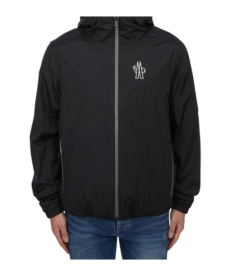 Moncler Long Sleeve Casual Jacket In Black