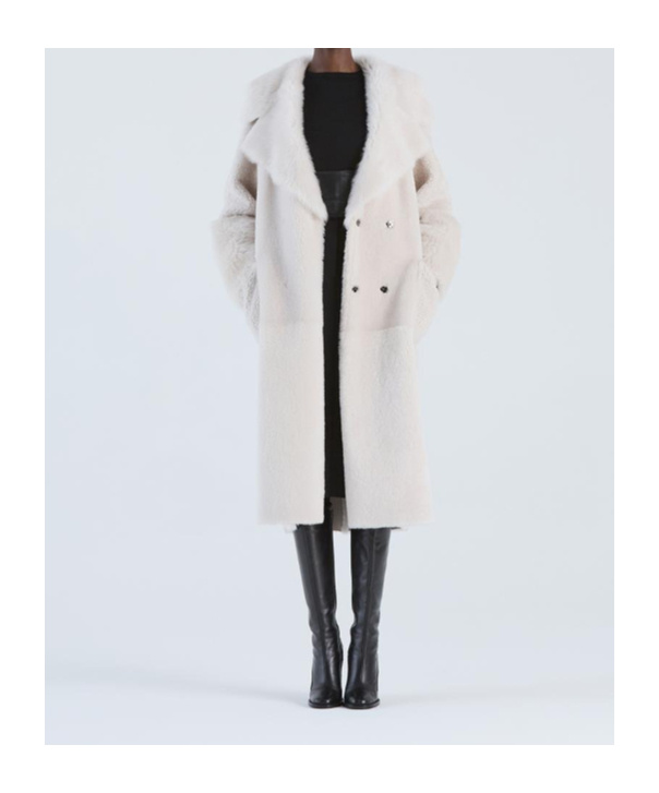 Desa 1972 Robe Coat In White