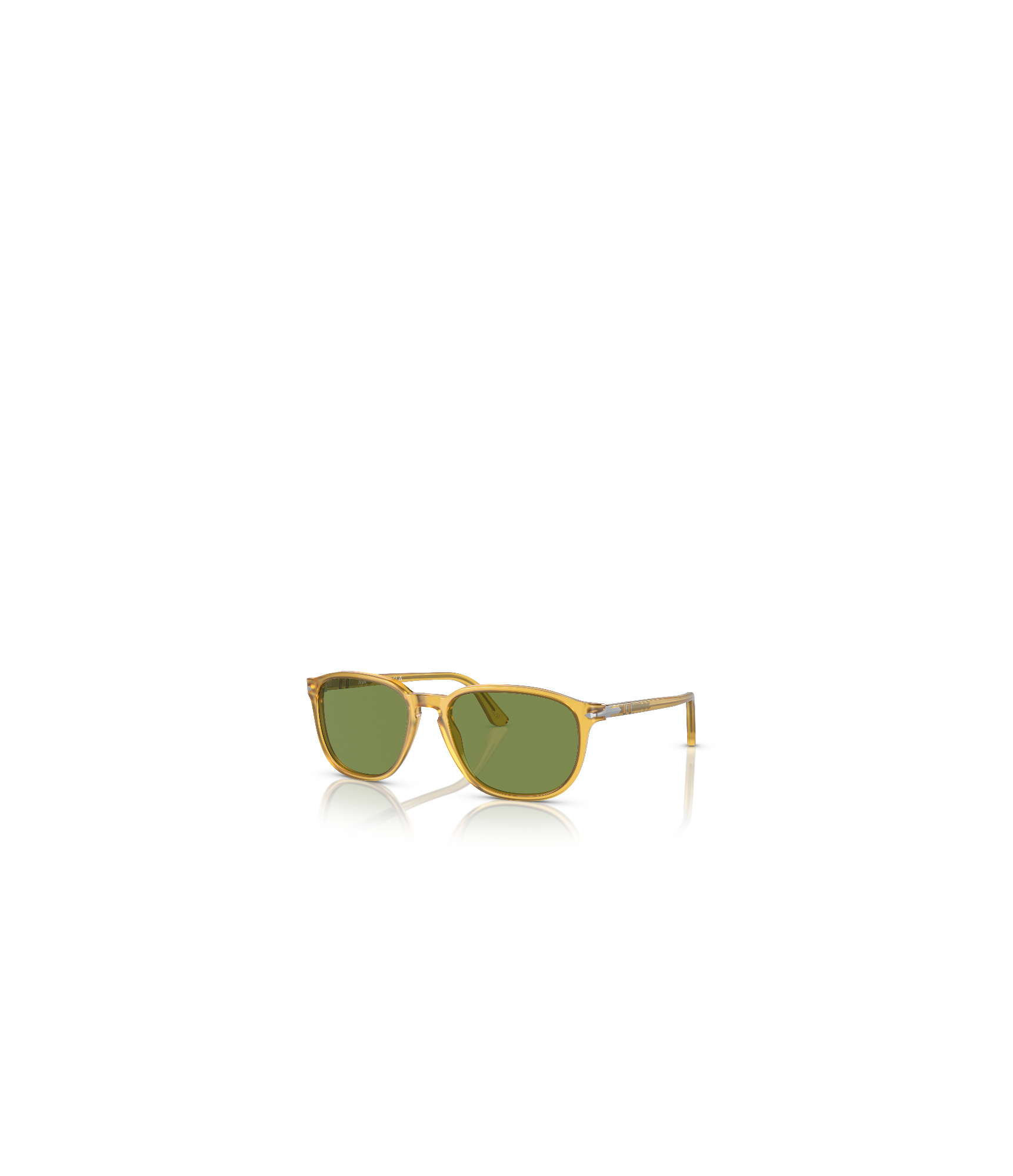 Persol Rectangular Sunglasses In Green