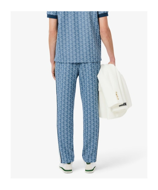 Lacoste Drawstring Sweatpants In Blue