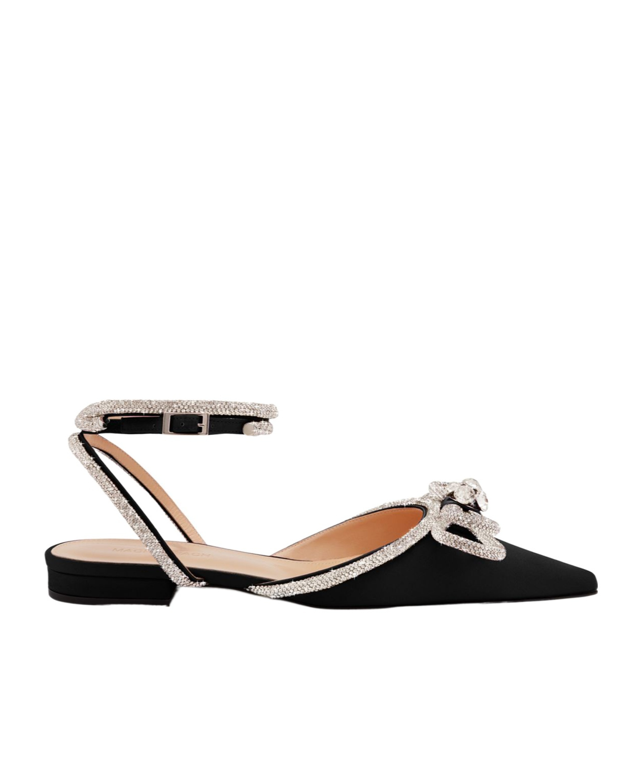 Machmach Pointed Ballet Shoes In Black