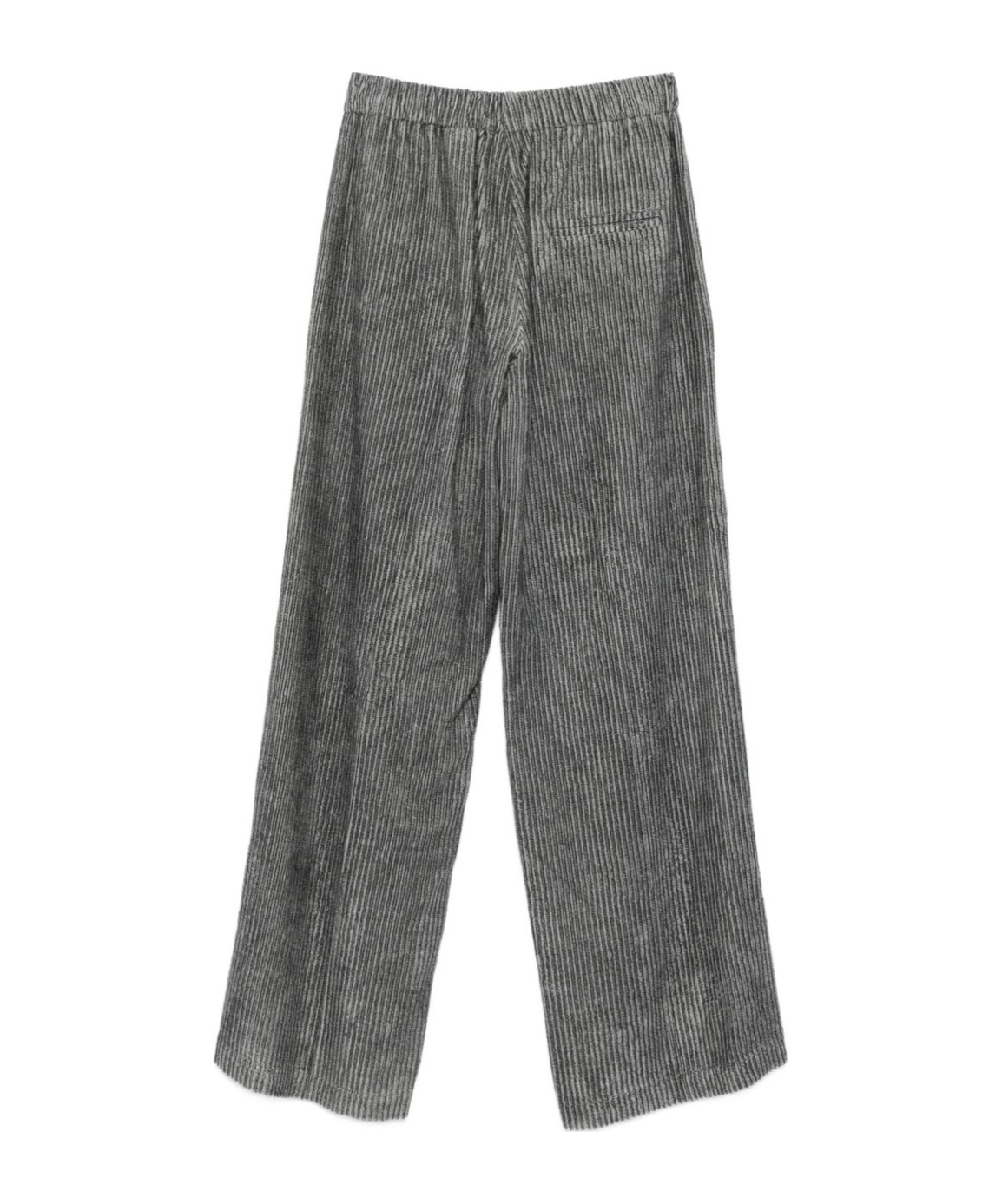 Alysi Wide-leg Casual Pants In Gray