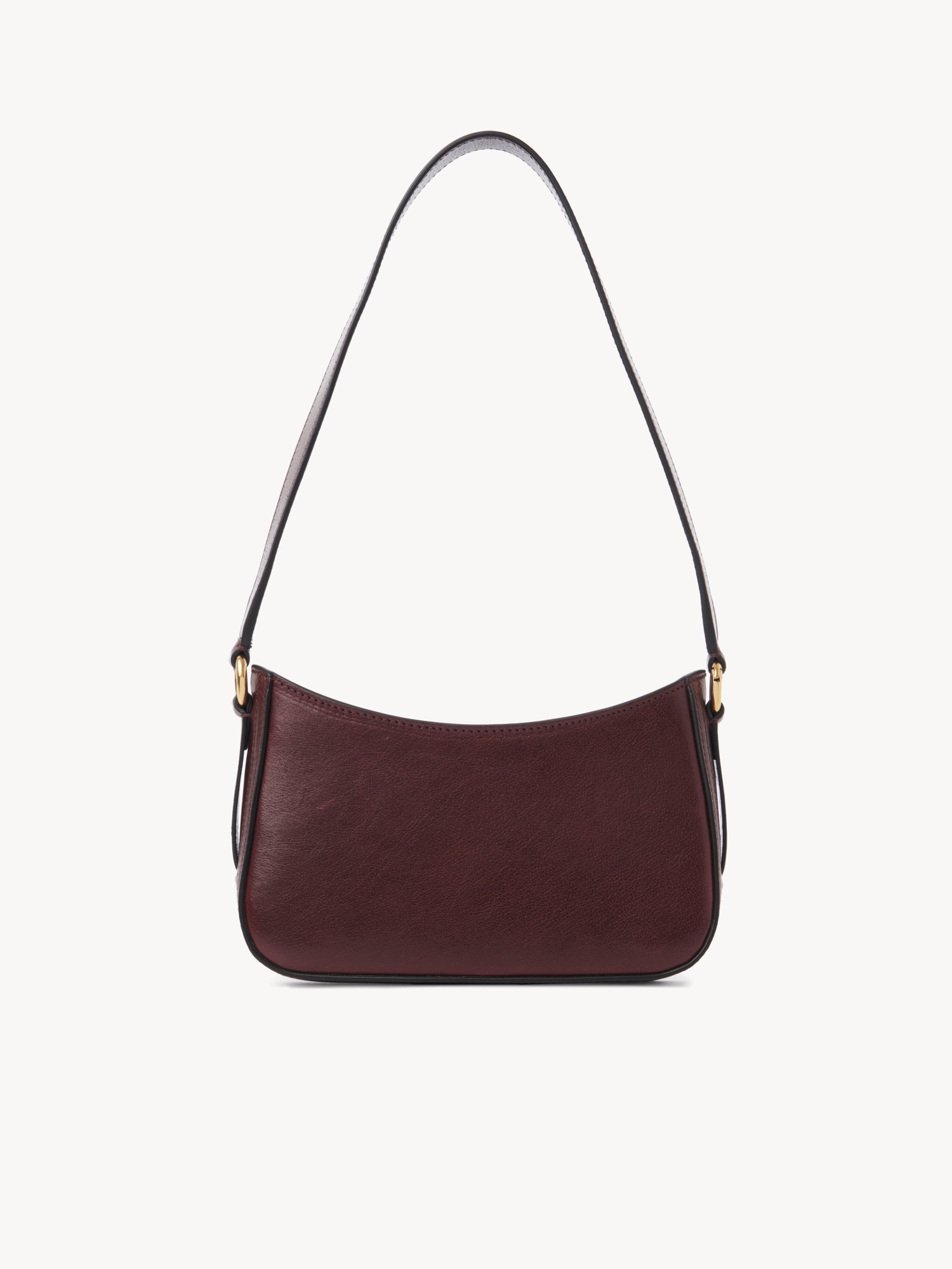 Chloé Horse Medal Grained Leather Shoulder Bag In Red