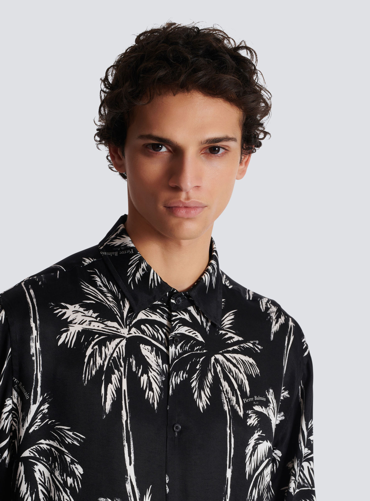 Balmain Shirt In Black