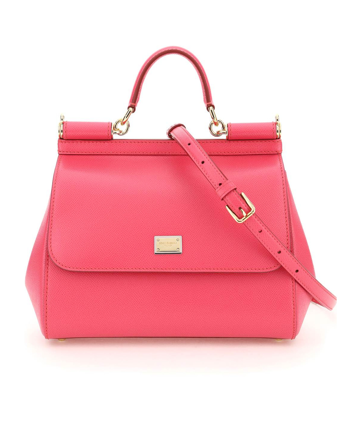Dolce & Gabbana Flip Shoulder Bag In Red
