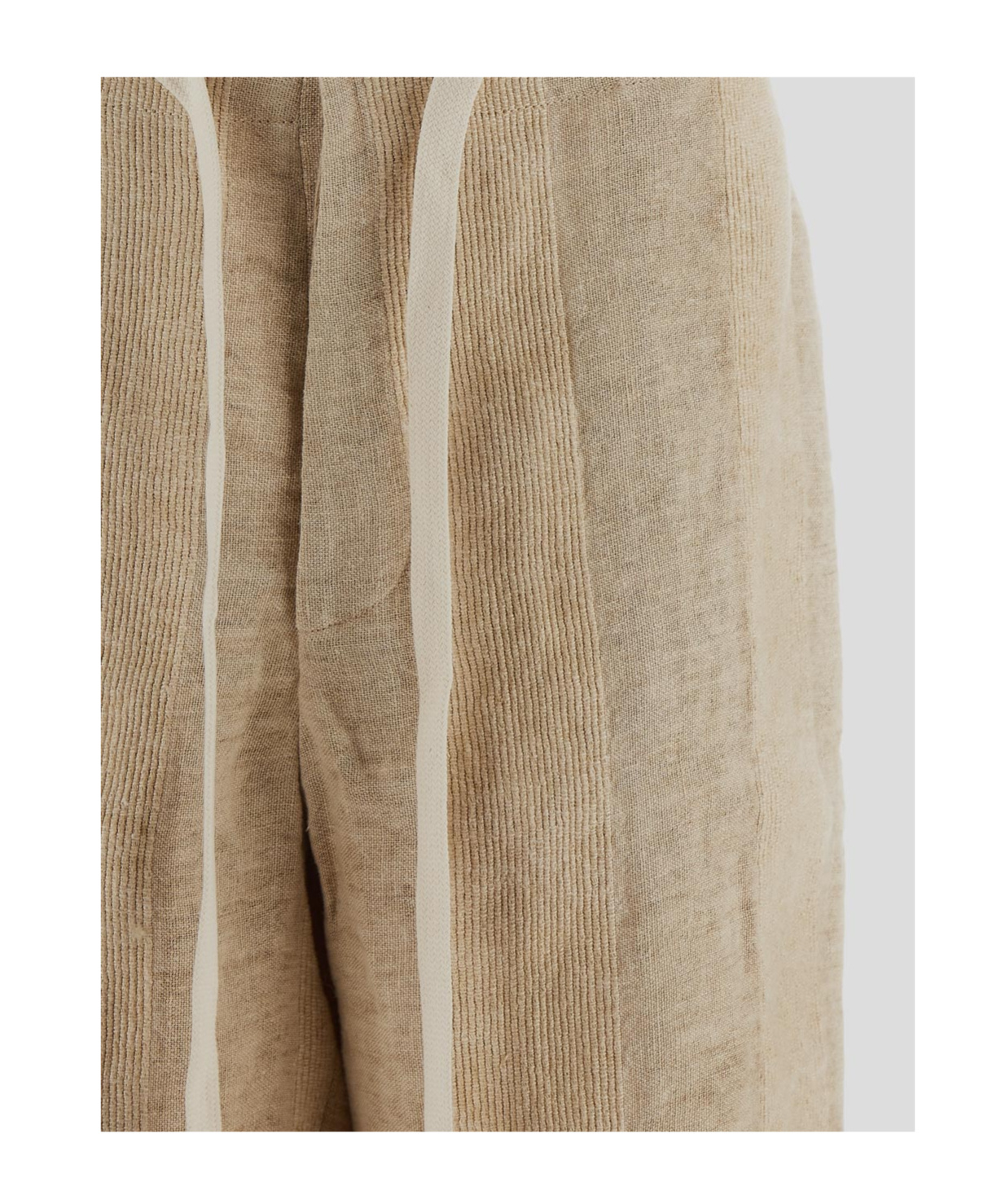 Uma Wang Drawstring Shorts In Neutral