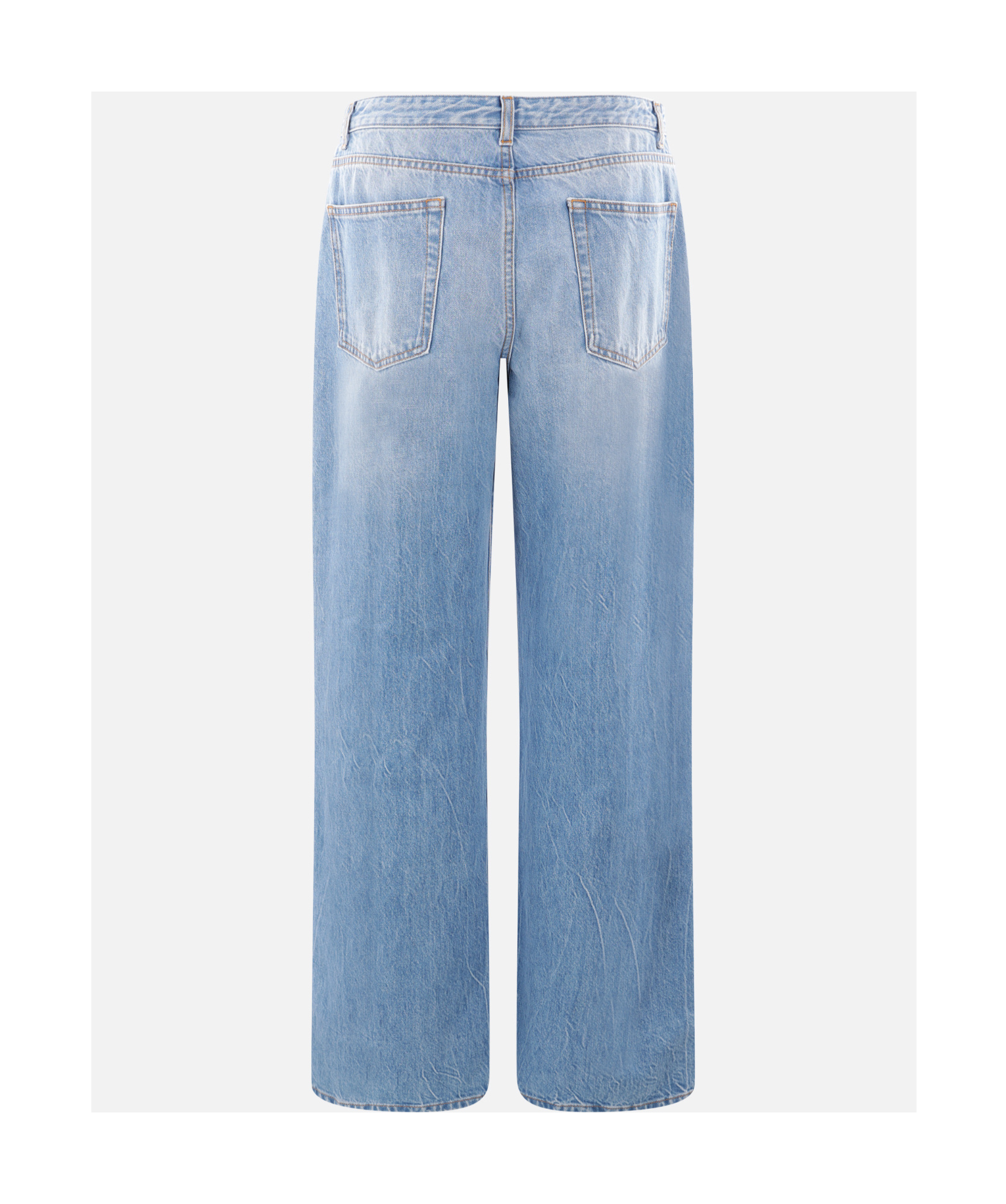 The Row Blue Cotton Denim Jeans In Blue