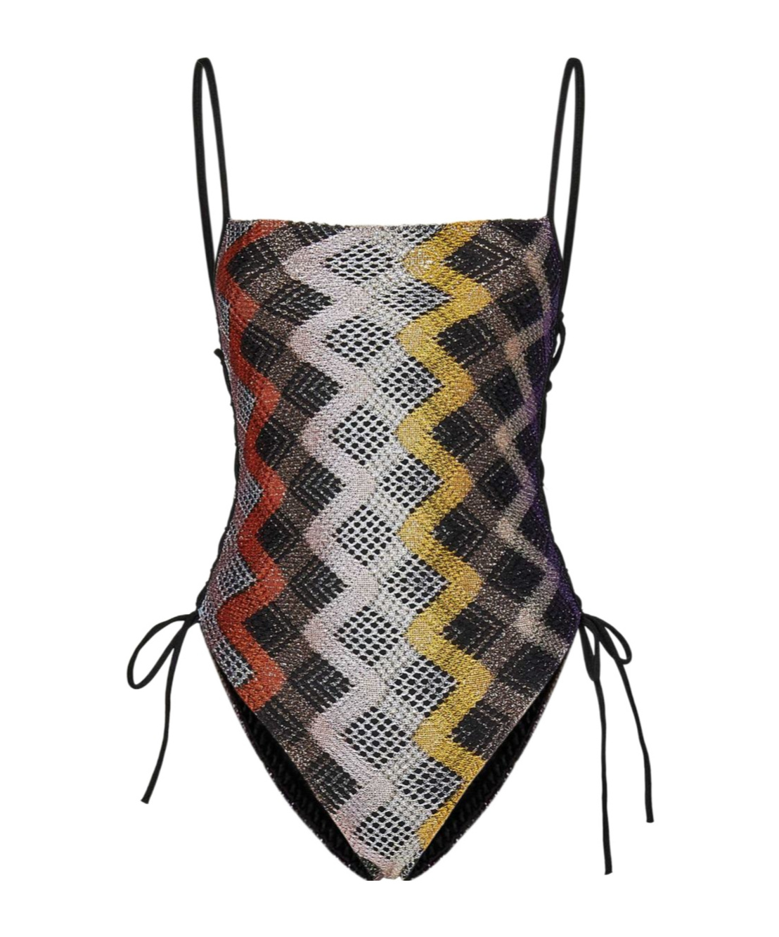 Missoni Zigzag-pattern Swimsuit In Multi
