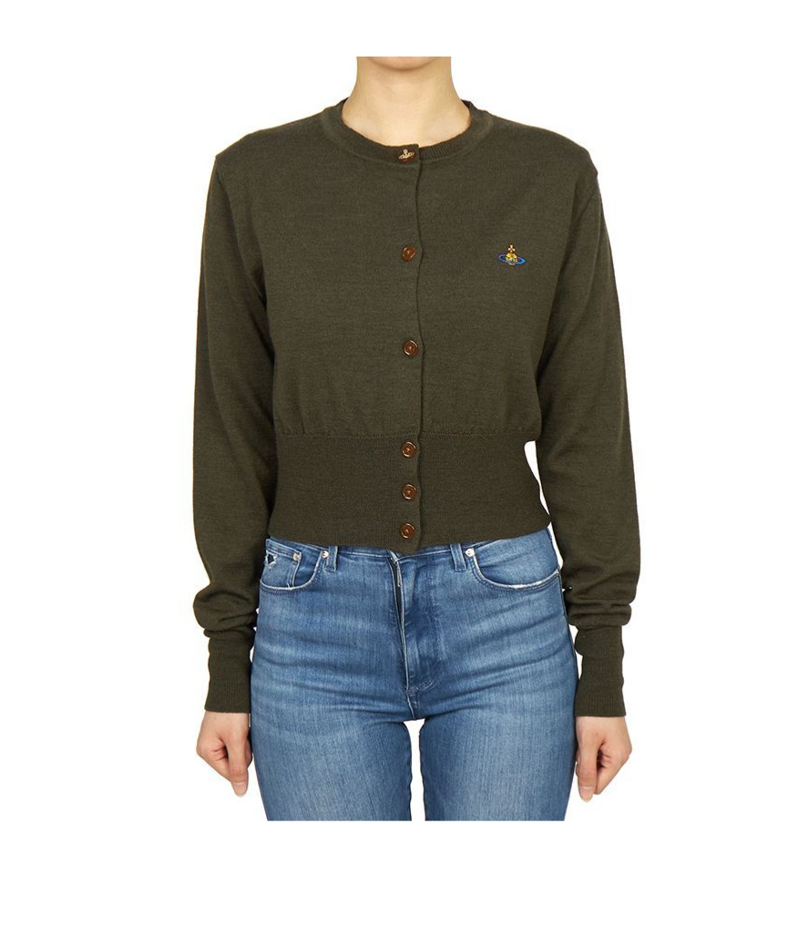 Vivienne Westwood Short Cardigan In Green