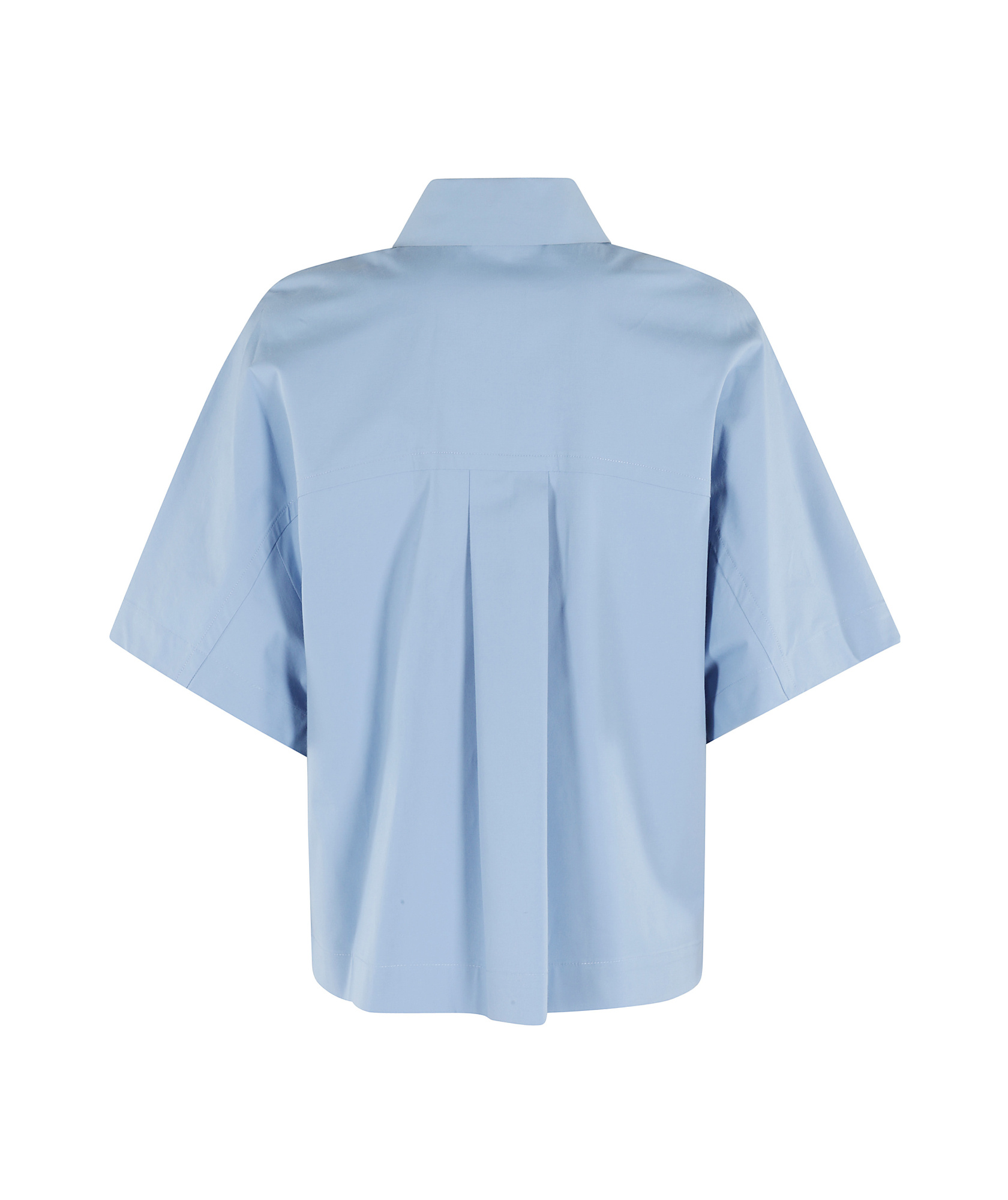 Shop Semicouture Short-sleeved Shirt In Blue