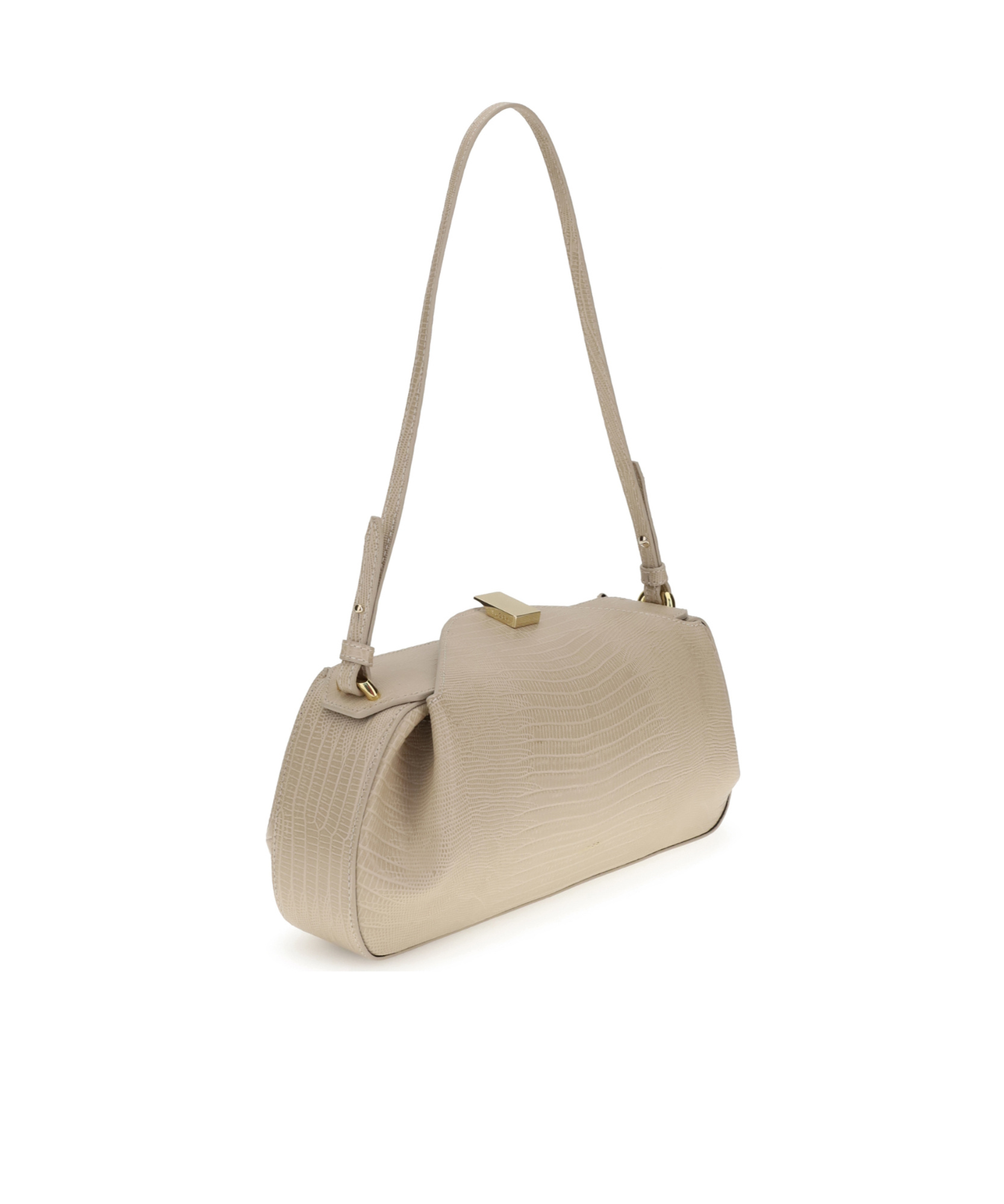 Yuzefi Oyster Shoulder Bag In Brown
