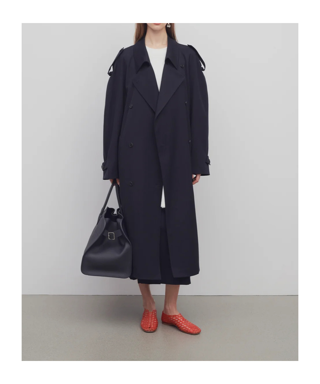 The Row Denver Freshly Cut Wool Coat