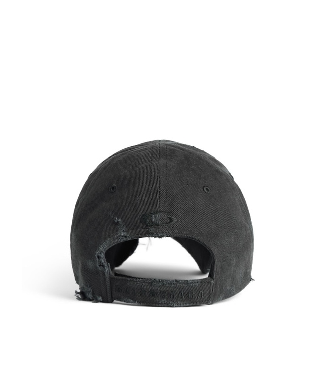 Balenciaga Music Britney Spears Series Cap In Faded Black /blue In Blue