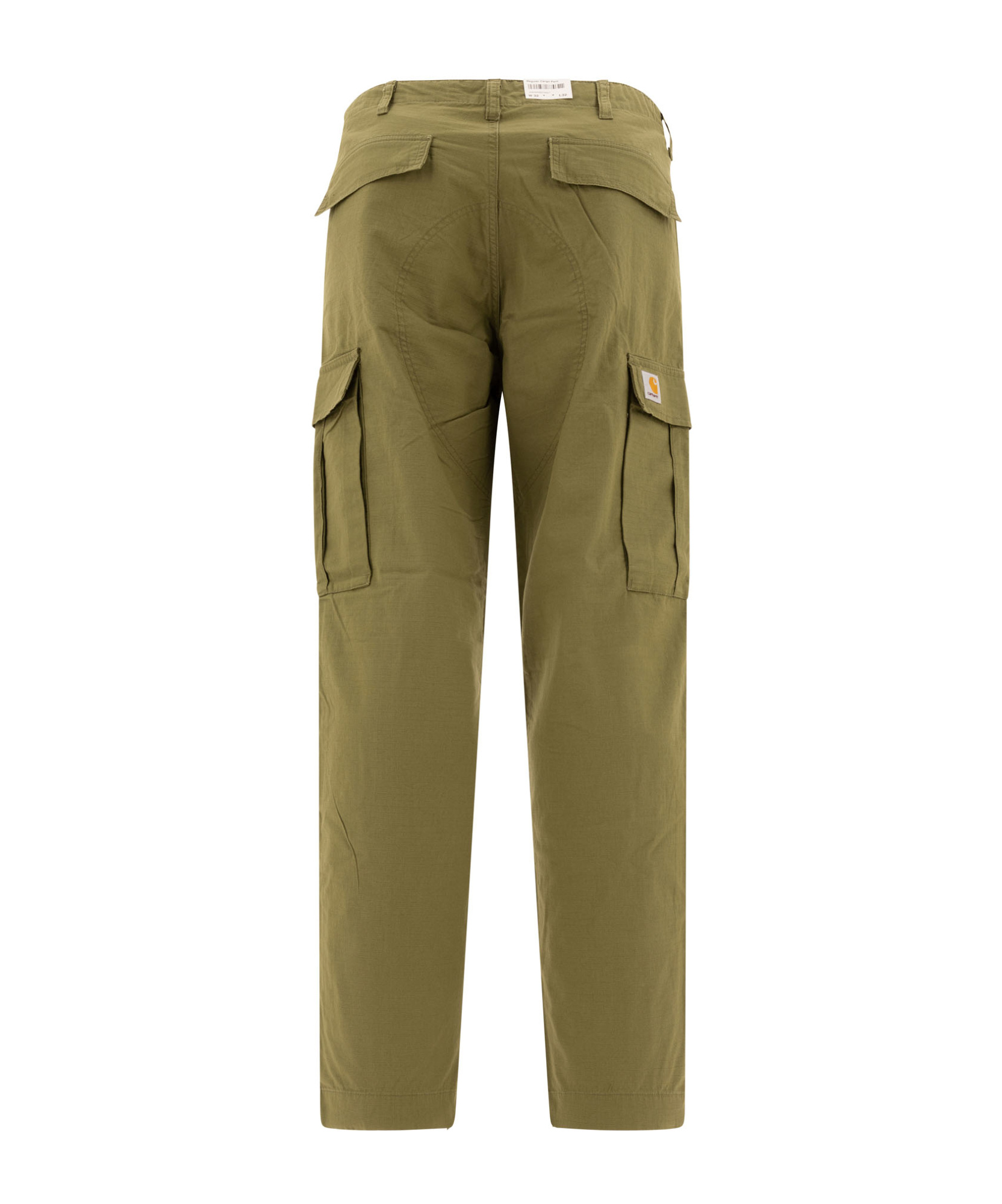 Carhartt Logo-patch Cargo Pants In Green