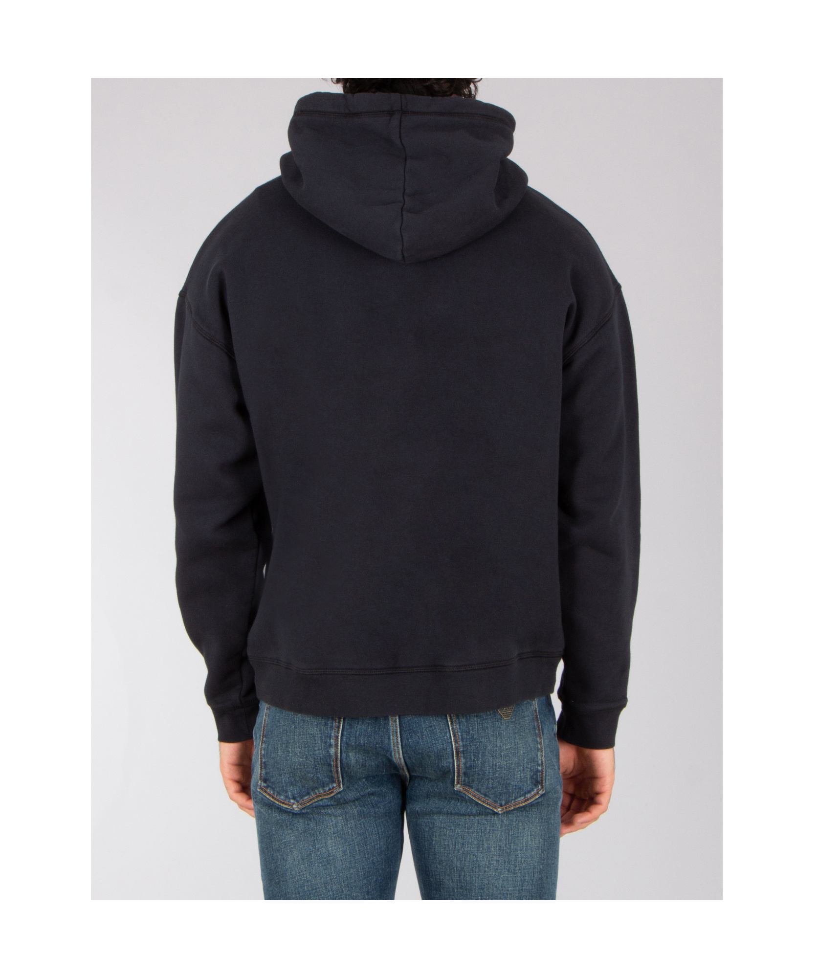 Dsquared2 Loose Hooded Sweatshirt In Blue