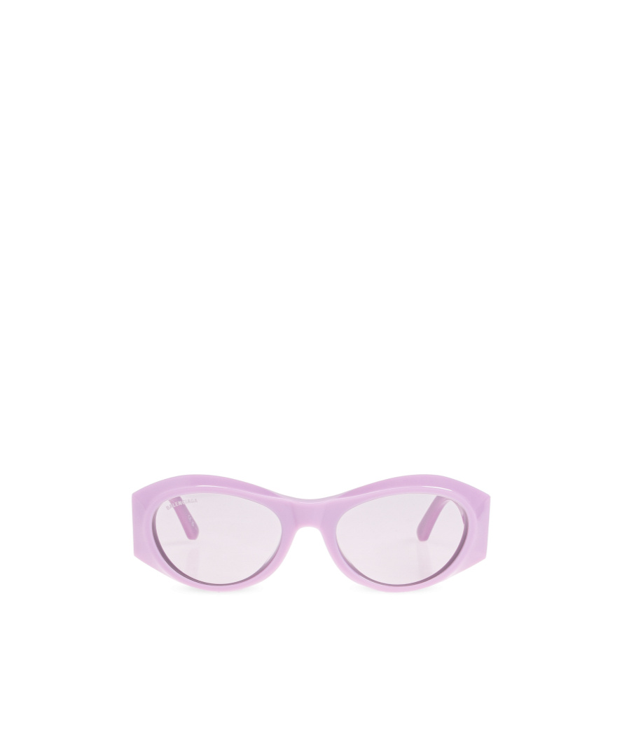 Balenciaga Eyewear Oval-frame Sunglasses In White