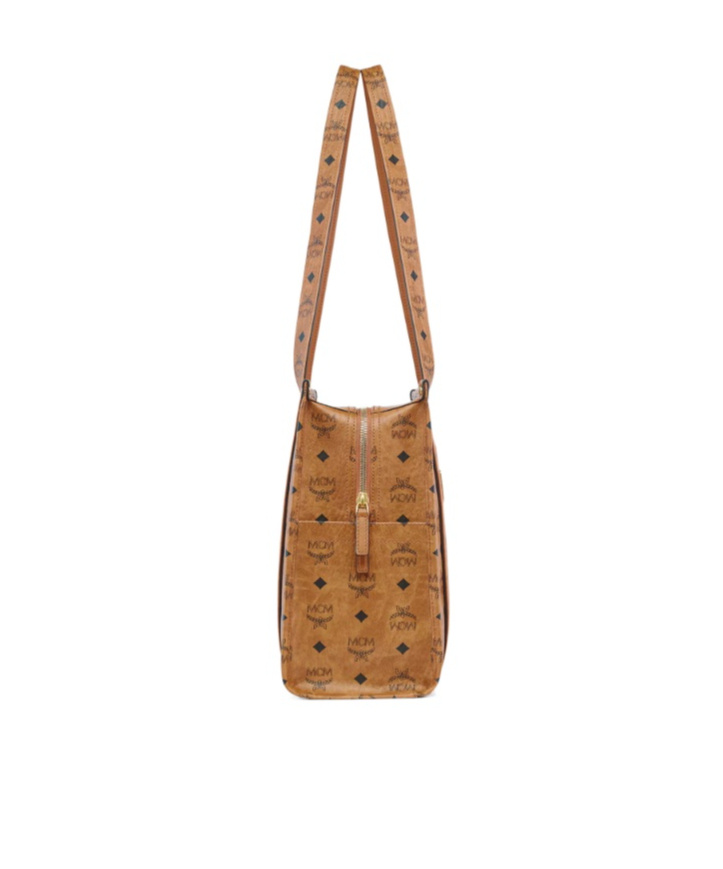 Mcm Aren School Tote In Visetos