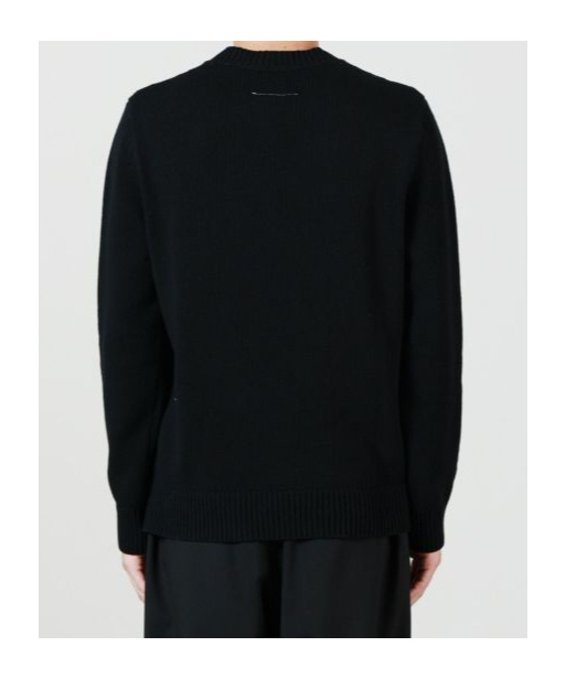 Mm6 Maison Margiela Wool-blend Sweater In Black