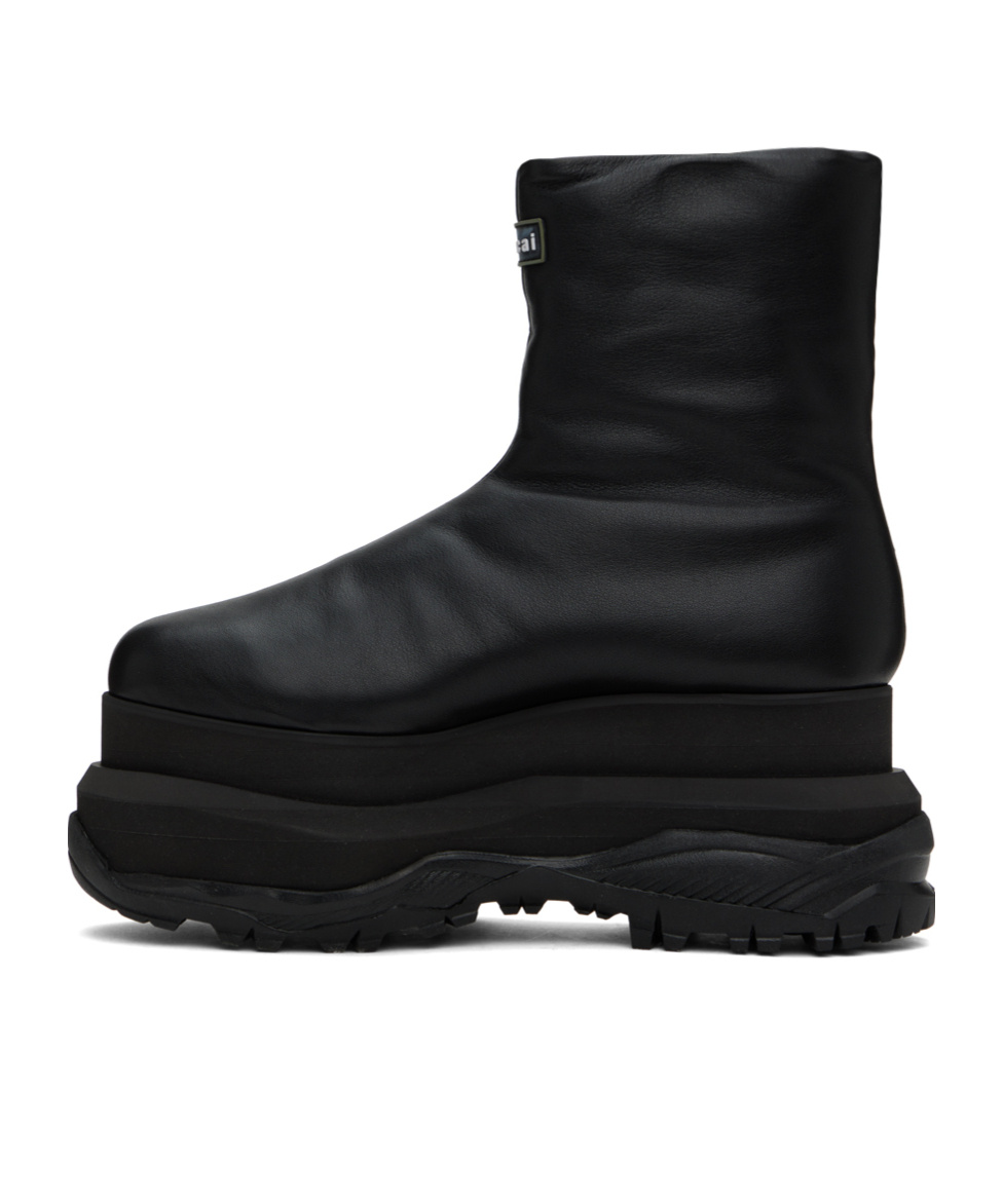 SACAI ROUND TOE ANKLE BOOTS