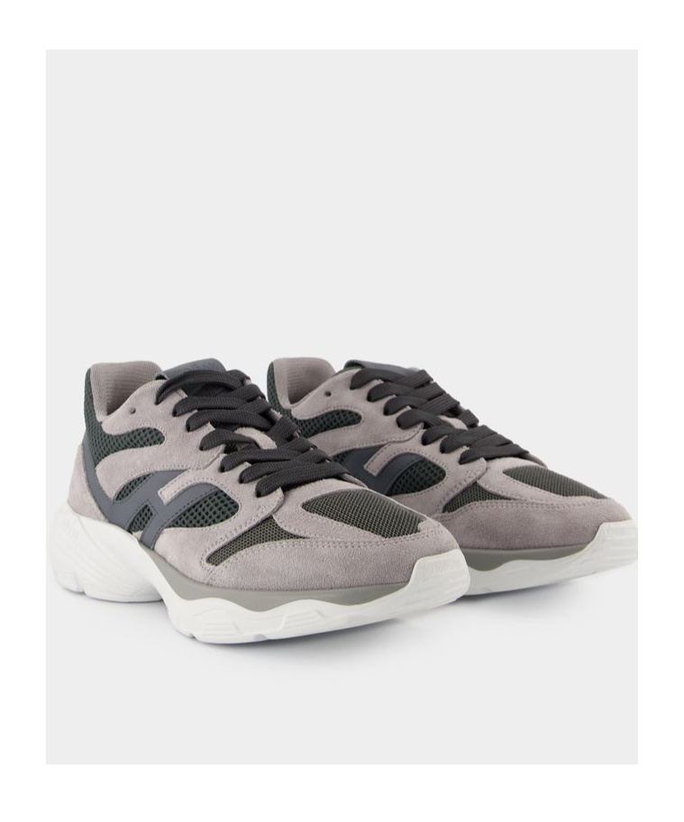 Hogan Men's Allacc Sneakers In Gray