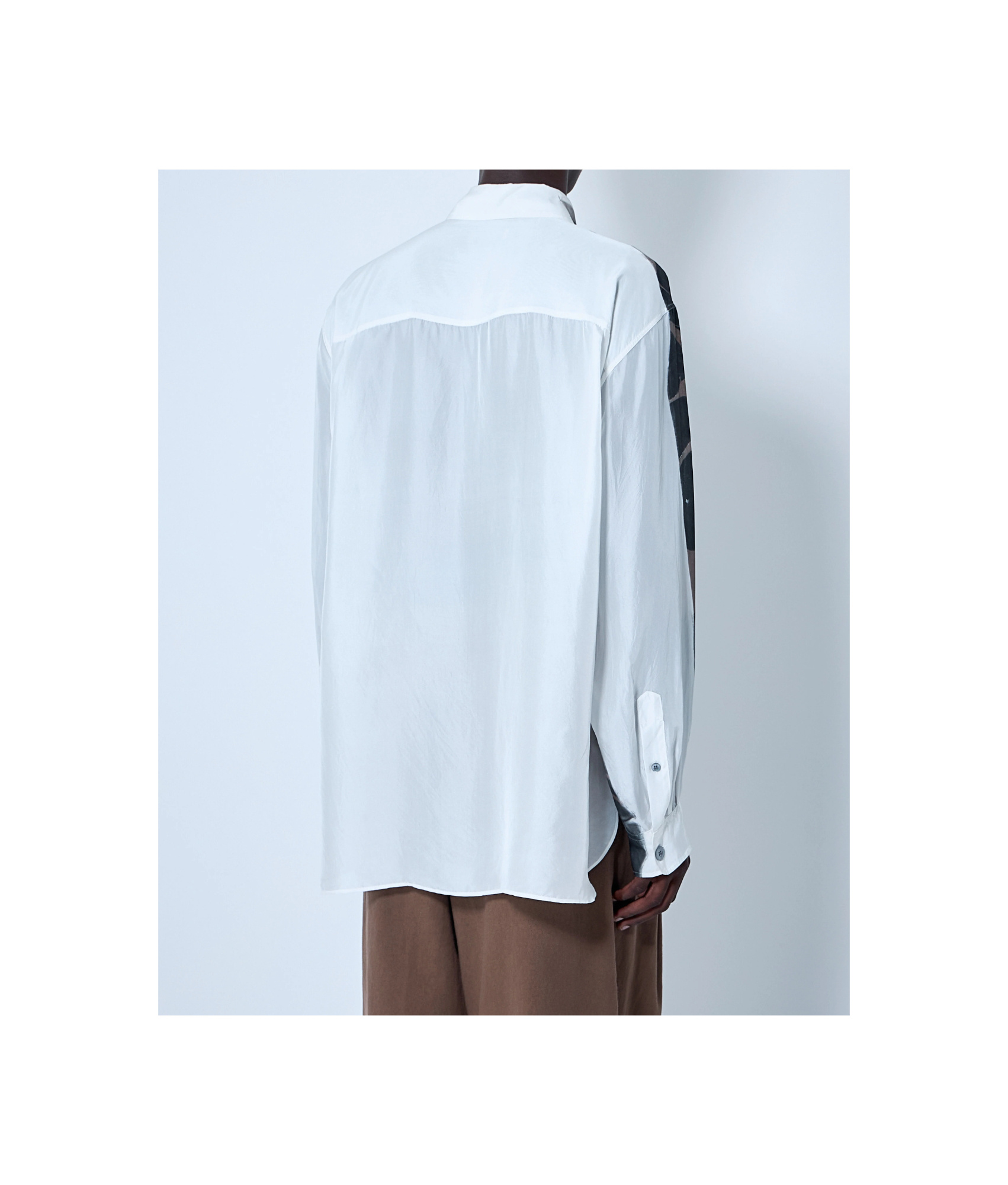 Dries Van Noten Men Floral Silk Shirt