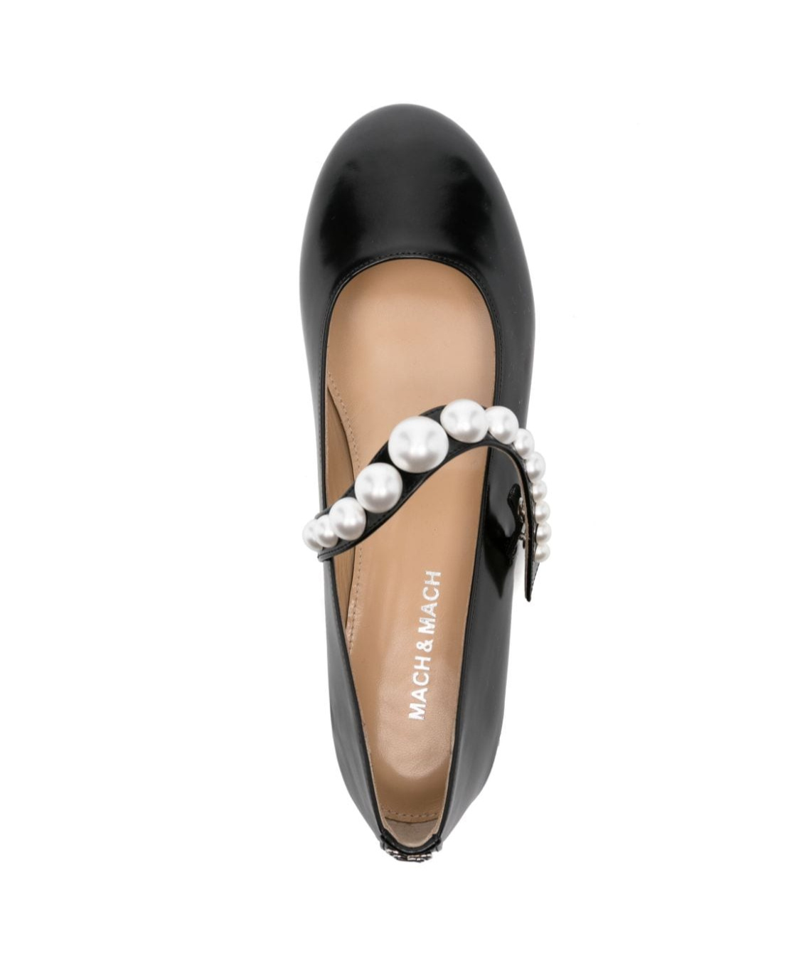 Mach&mach Mach & Mach Flats In Black