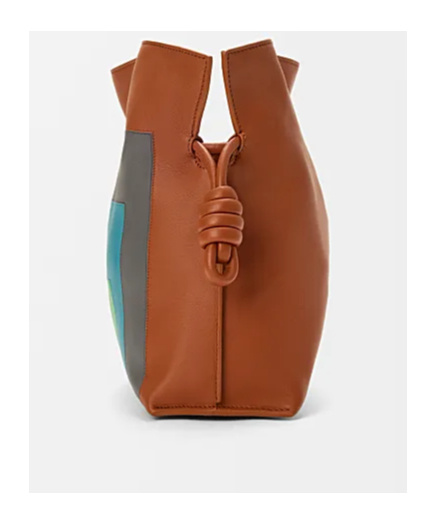 Loewe X Albers Flamenco Medium Clutch Bag In Nappa Leather