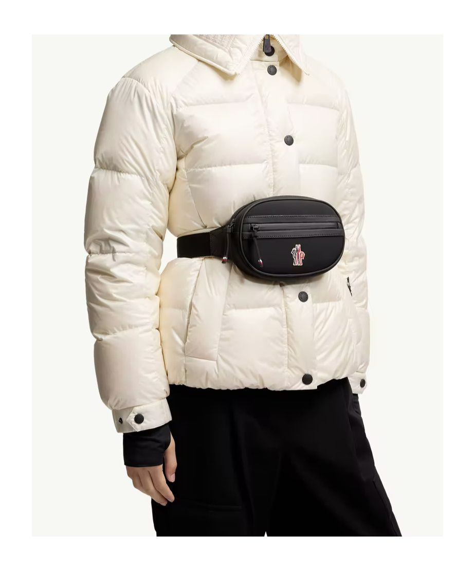 Moncler Water-repellent Belt Bag In Black