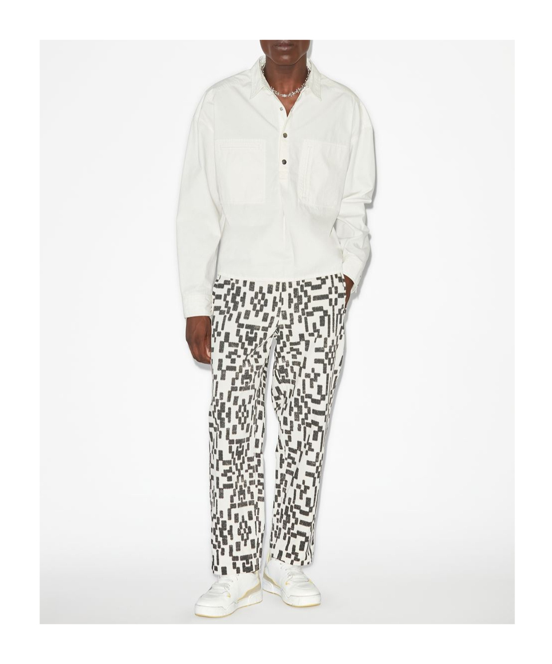 Isabel Marant Terry Shirt In White
