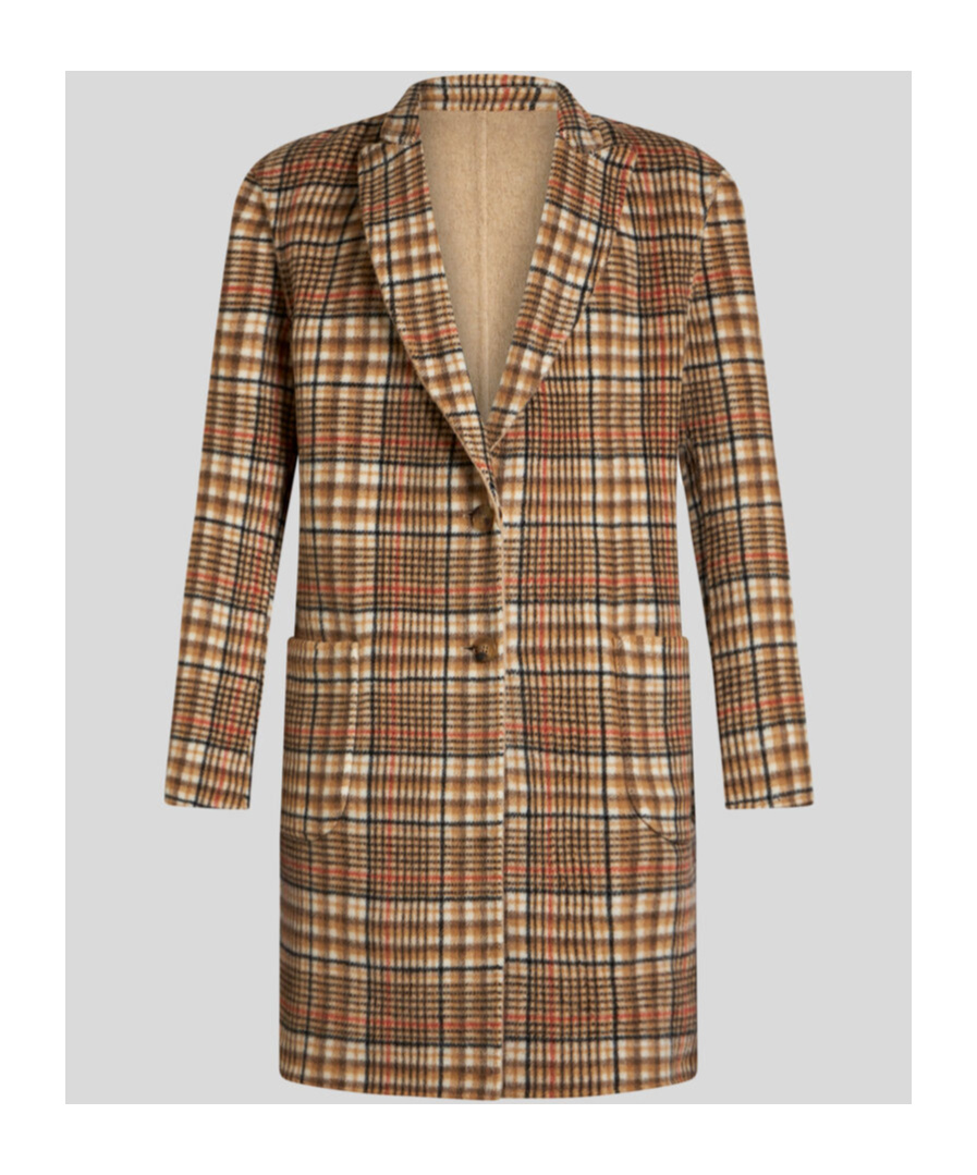 Etro Reversible Single-breasted Coat In Nude