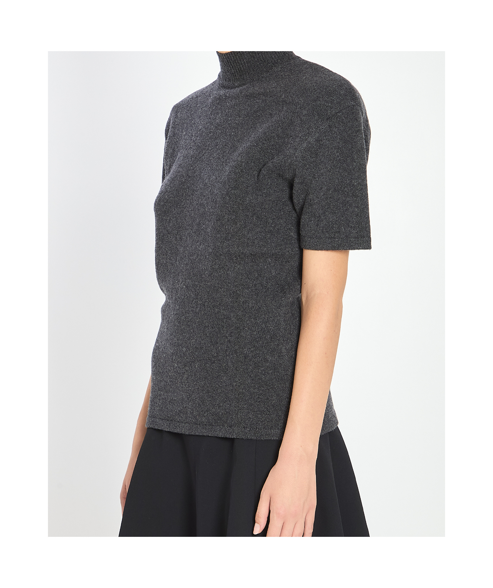 Jacquemus Castagna Wool And Cashmere-blend Turtleneck Sweater In Gray