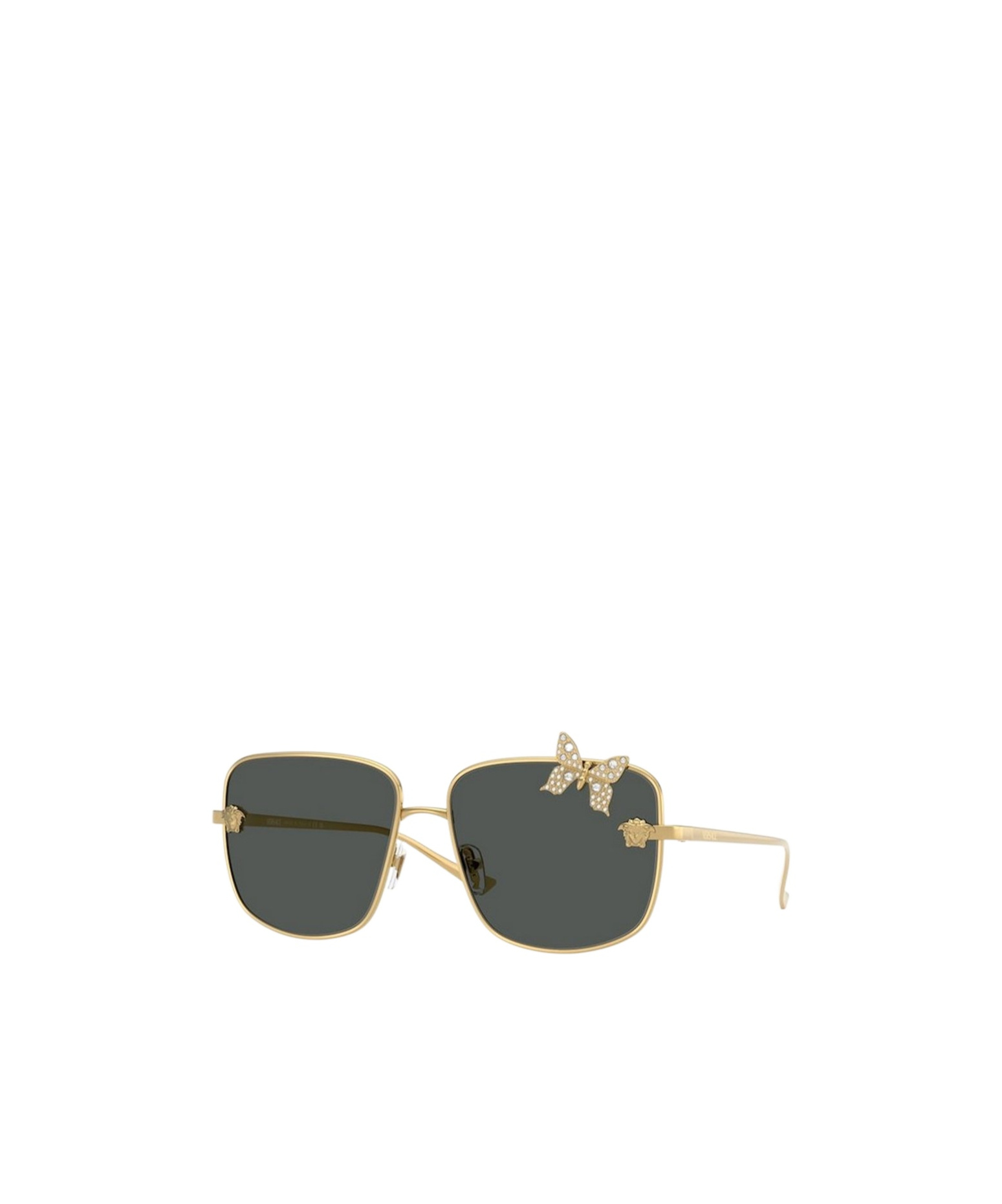 Versace Ve2282 Square Metal Sunglasses