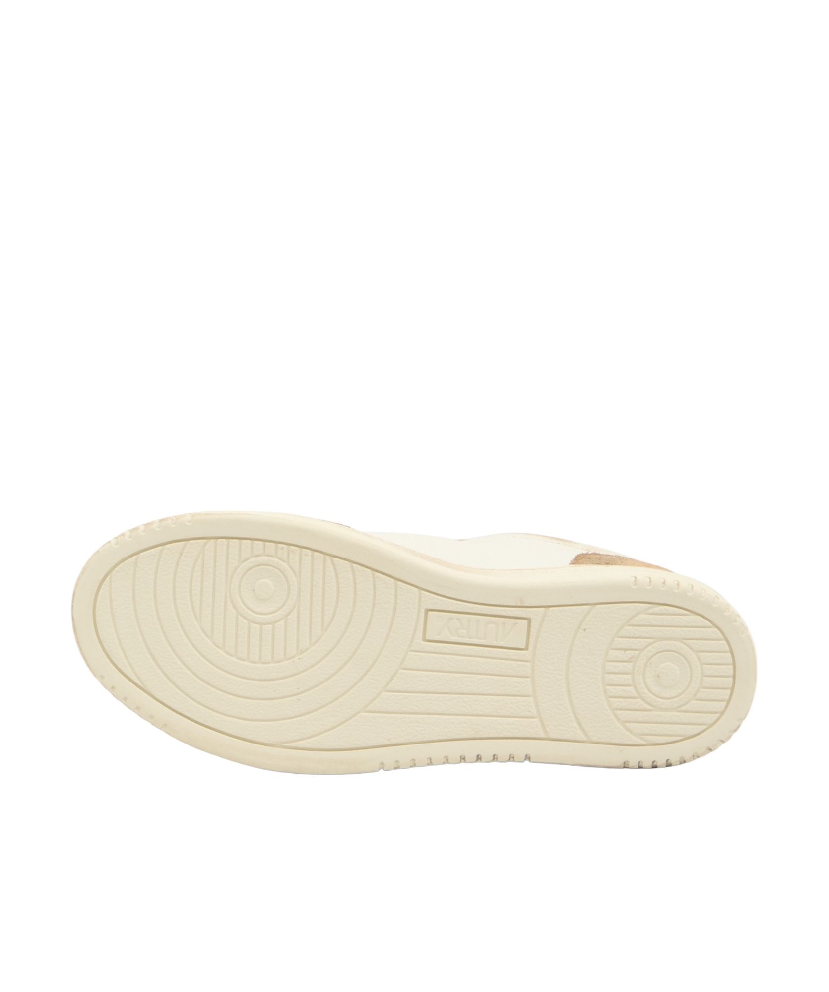 Autry Lace-up Low-cut Sneakers In Nude