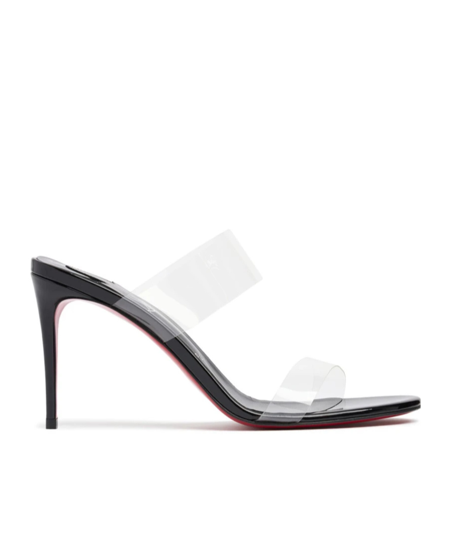 Christian Louboutin 85mm Just Nothing Pvc Mule Sandals