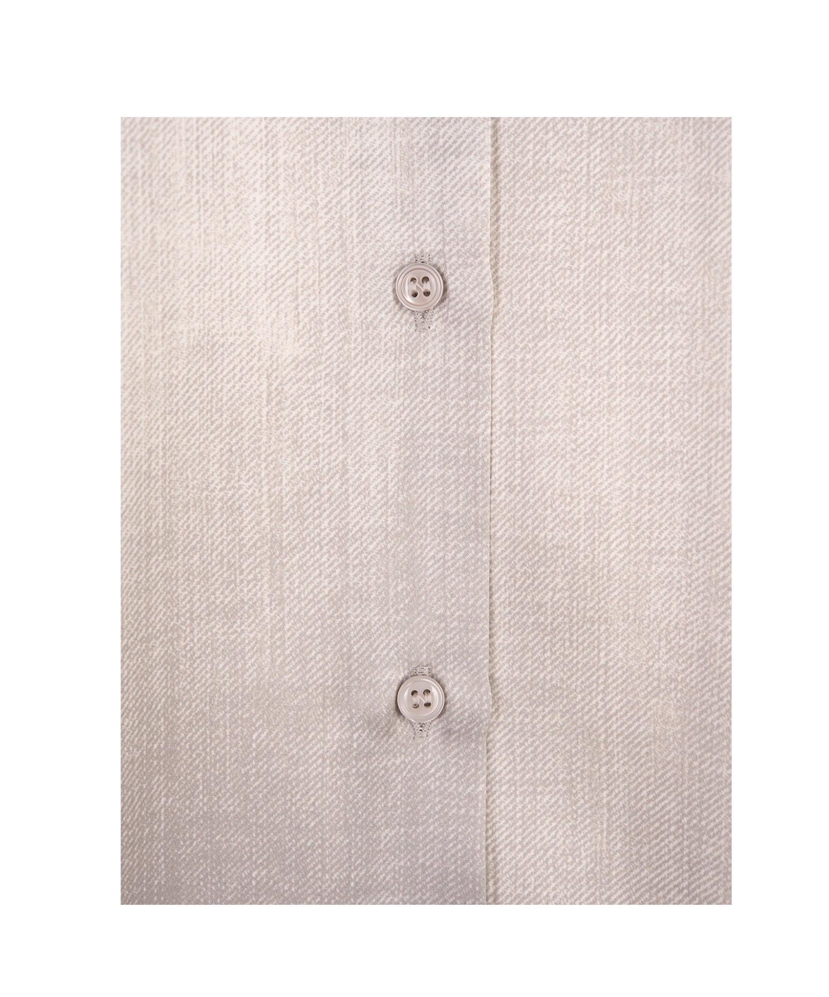 Ermanno Scervino Grey Silk Shirt With Faded Effect In Nude