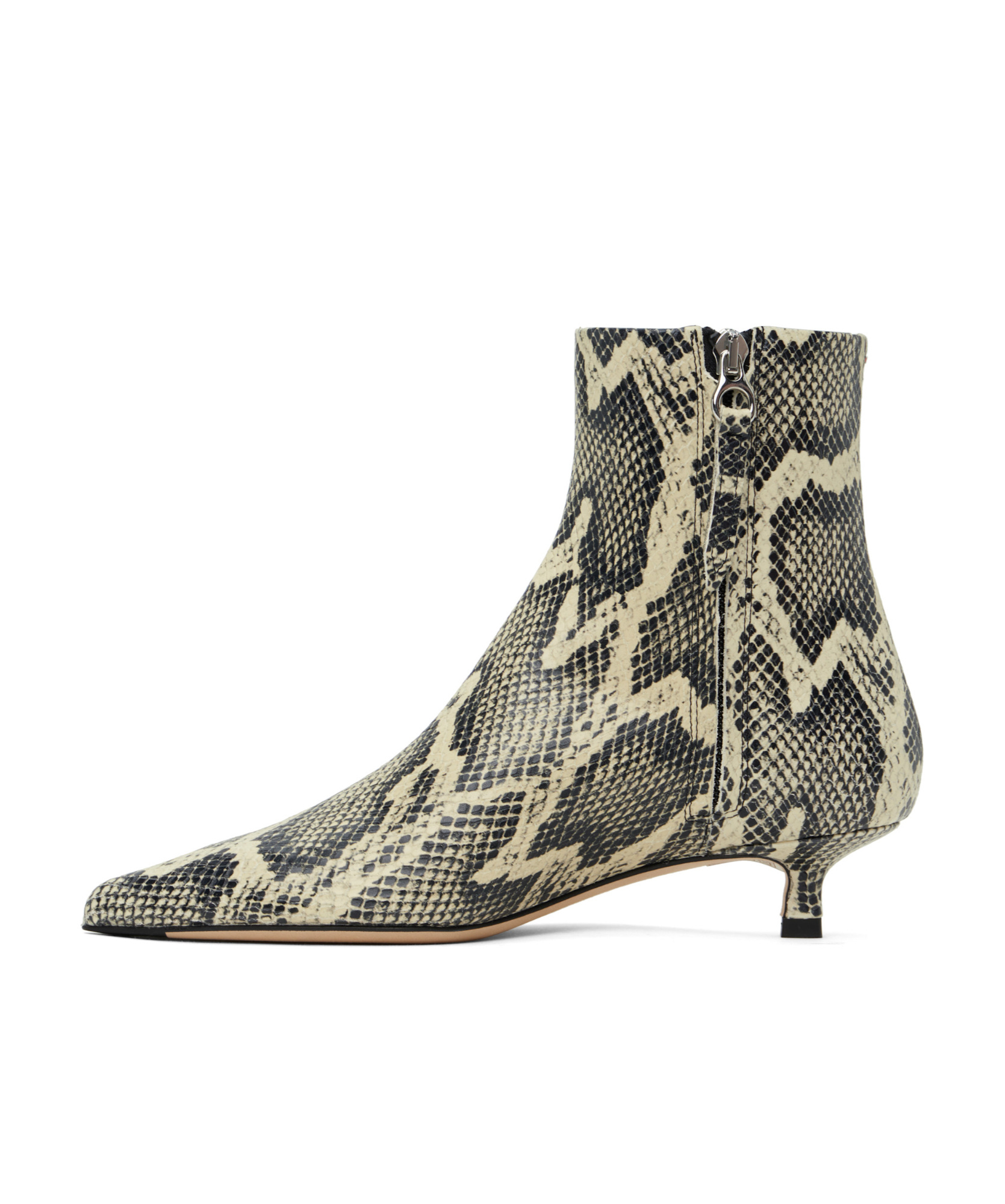 Aeyde Pointed Ankle Boots In Nude