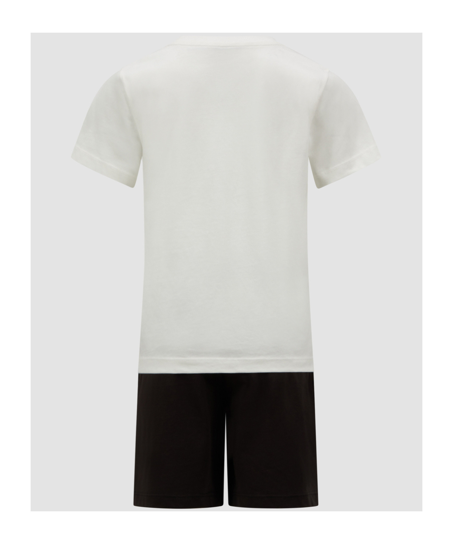 Moncler T-shirt And Shorts Set In White