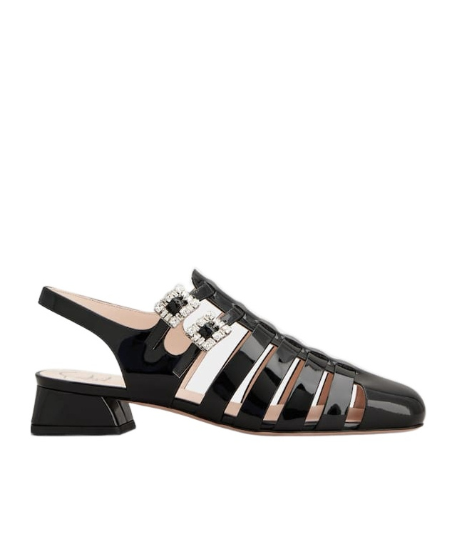 Roger Vivier Très Vivier Sandals In Patent Leather