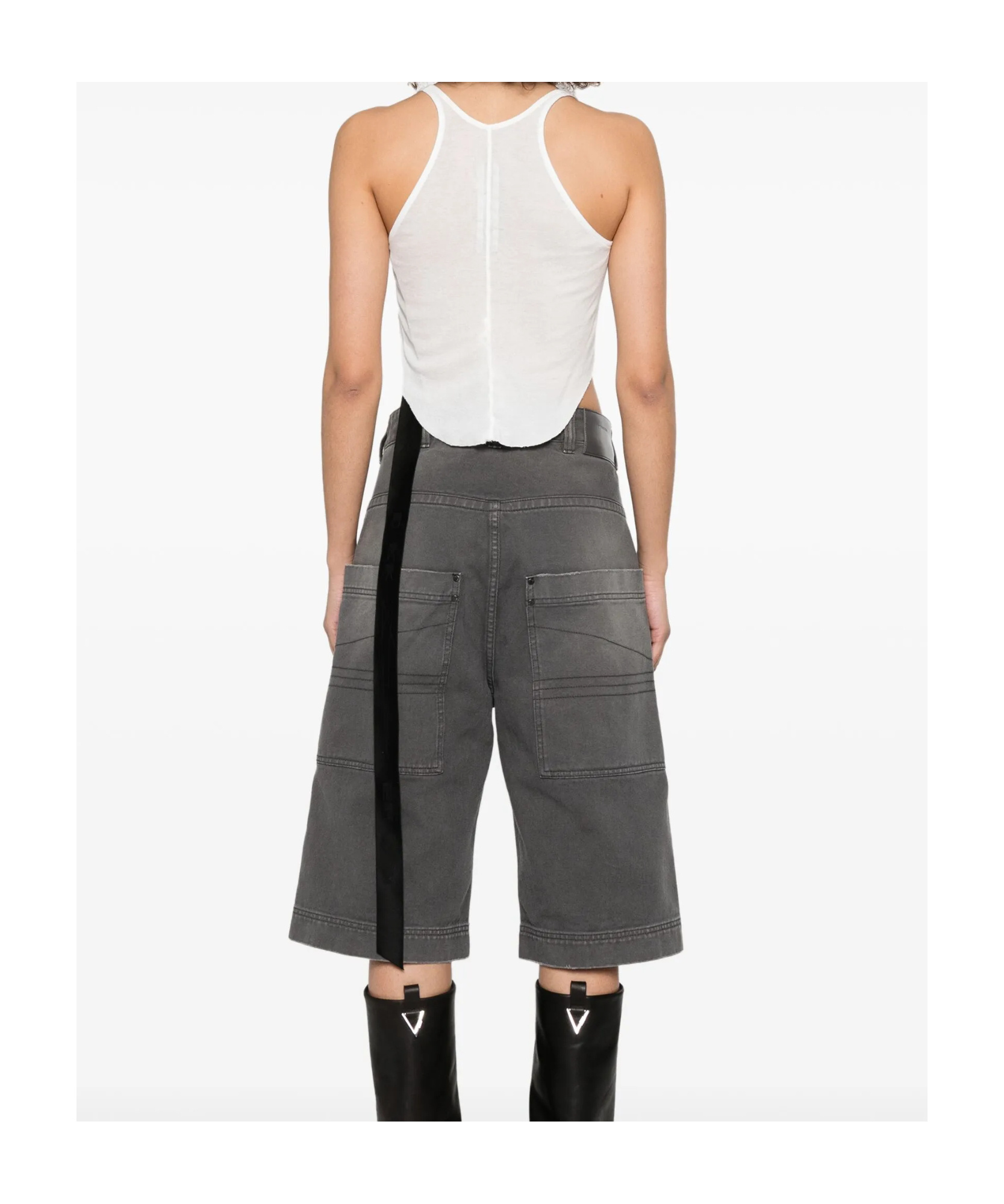 Rick Owens Drkshdw Cropped Tank Top