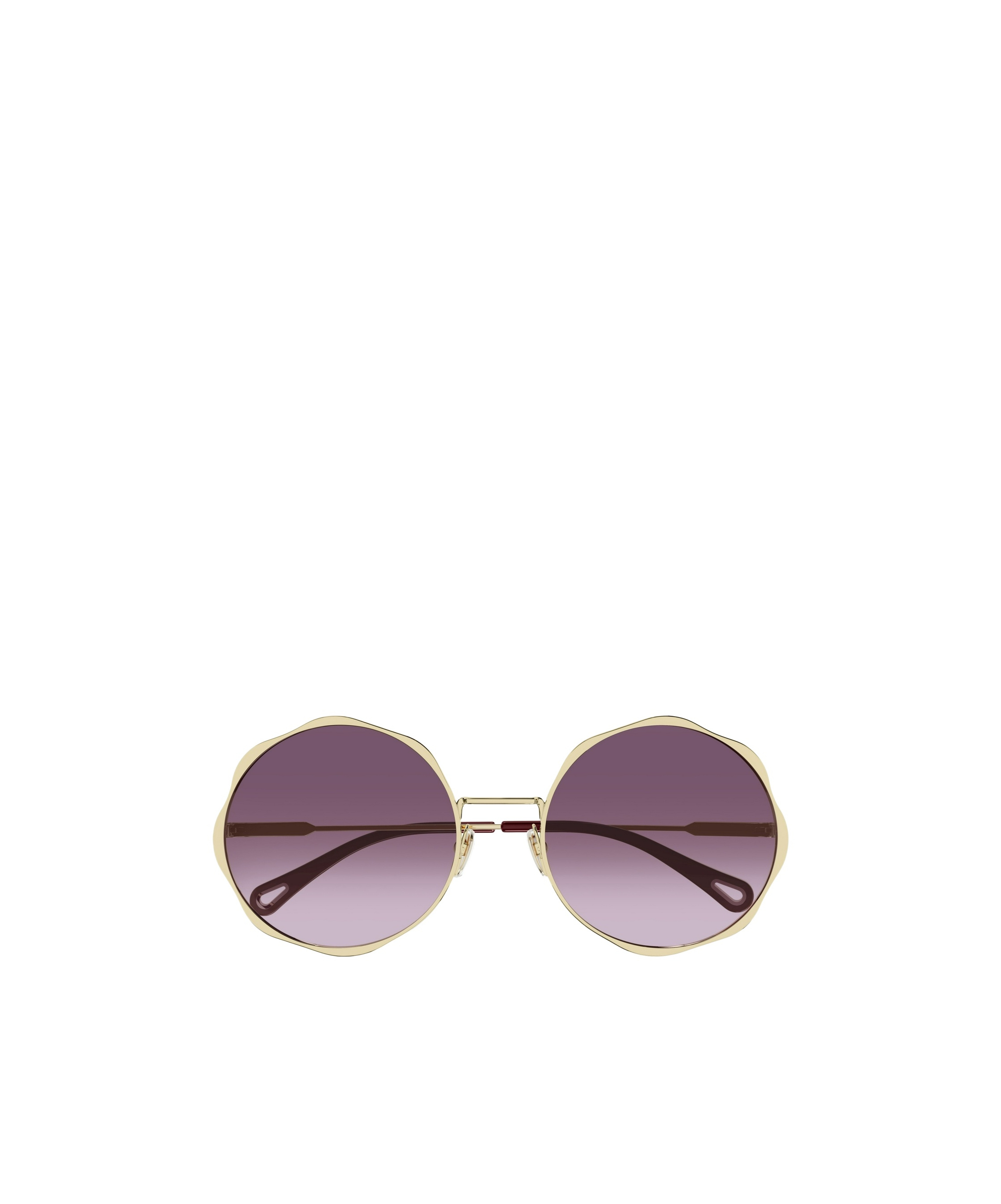 Chloé Eyewear Round Frame Sunglasses In Purple