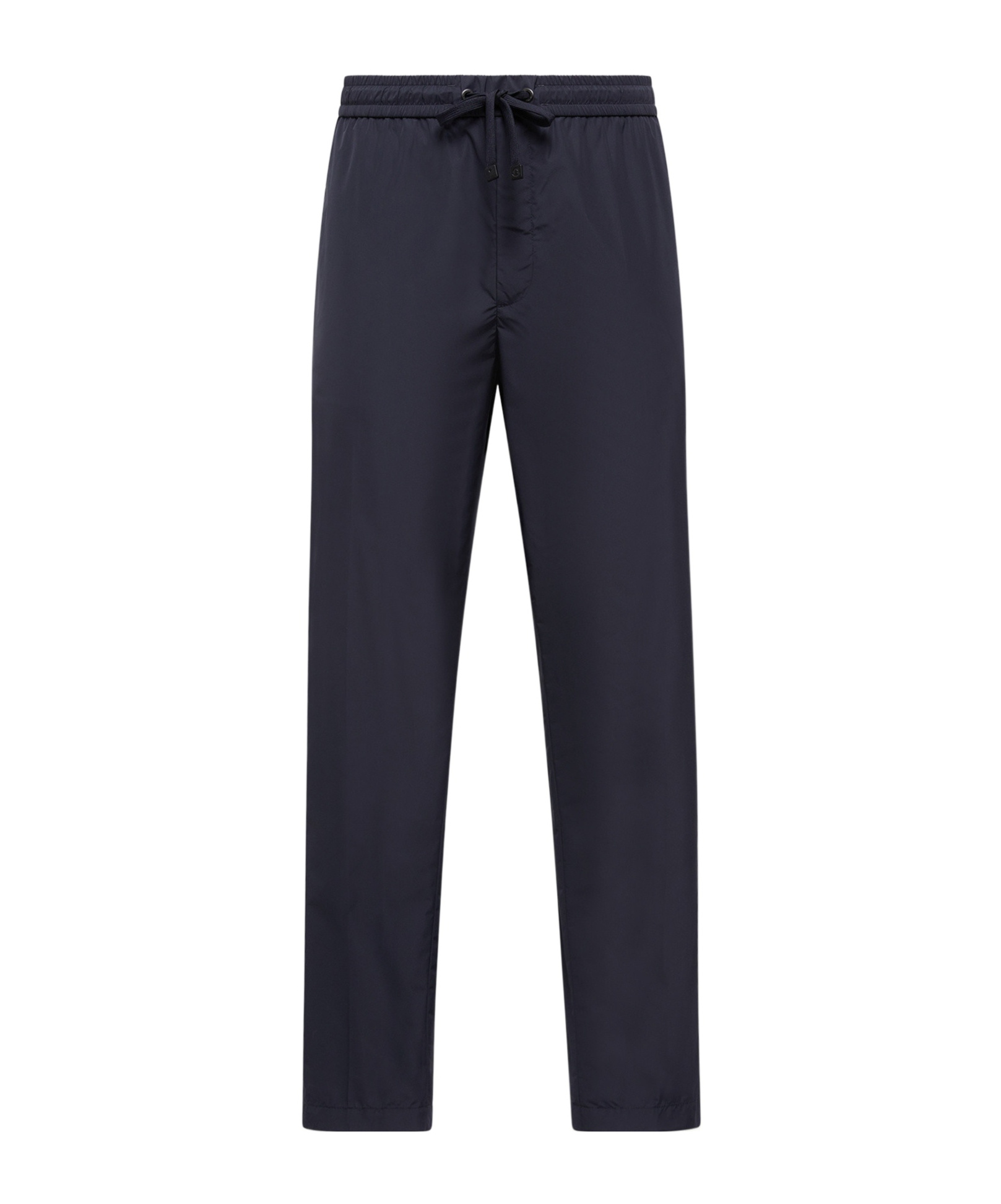 Moncler Wool Blend Gabardine Pants In Blue