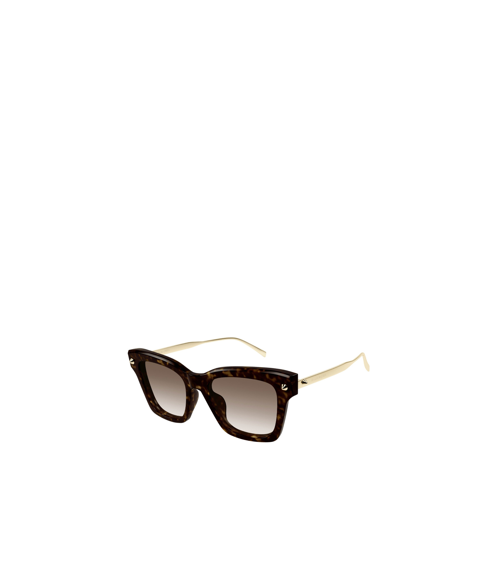 Alexander Mcqueen Square-frame Sunglasses In Nude