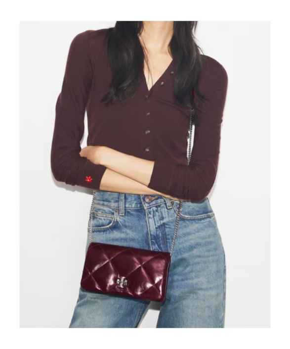 Tory Burch Kira Quilted Leather Convertible Shoulder Bag