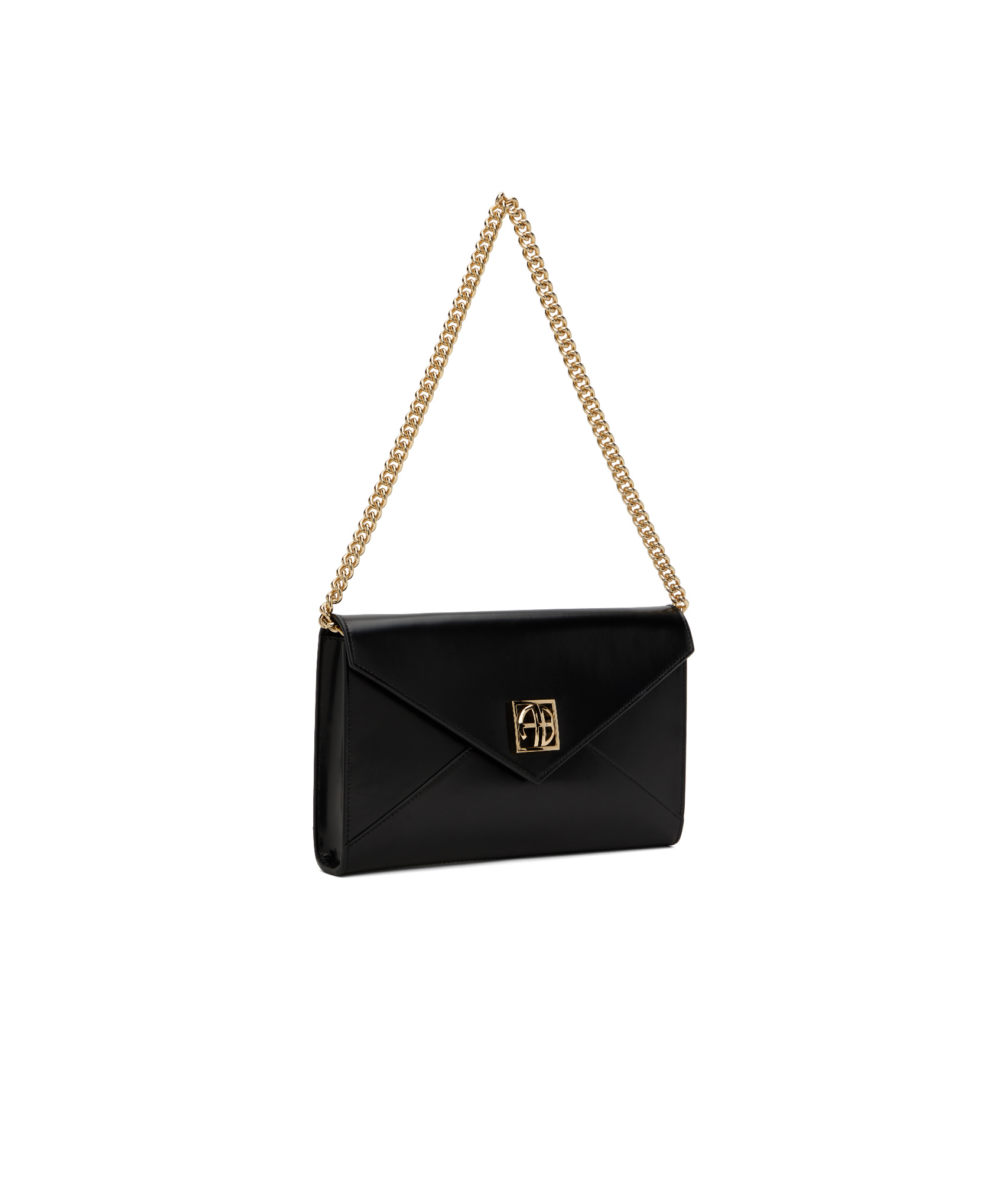 Shop Anine Bing Chain Shoulder Bag In Black